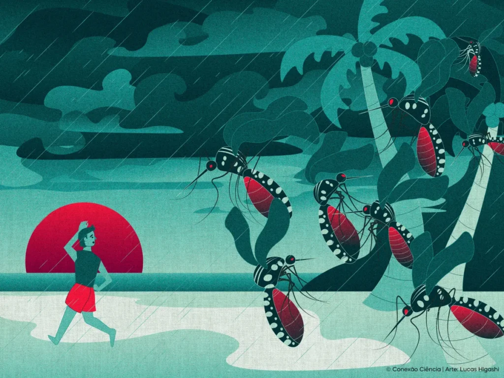 Mosquitos ‘comemoram’ as mudanças climáticas