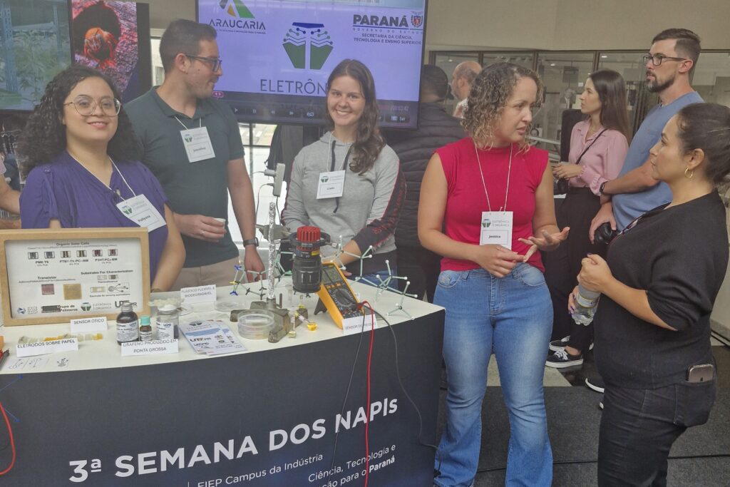 NAPI Eletrônica Orgânica apresenta pesquisas durante a…